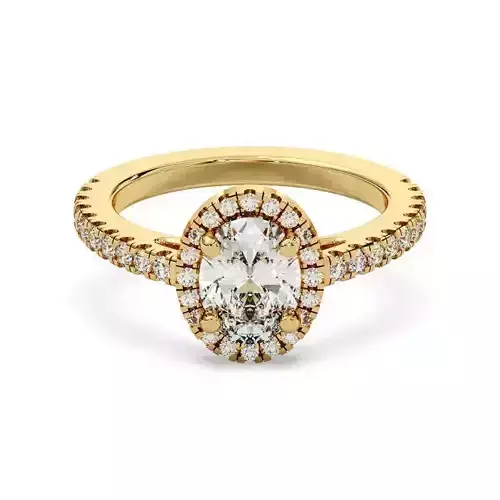 Oval Cut Diamond Ring