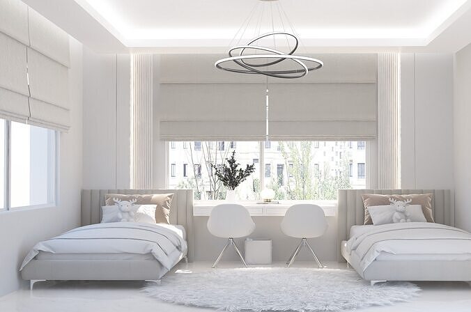 children bedroom 3D model