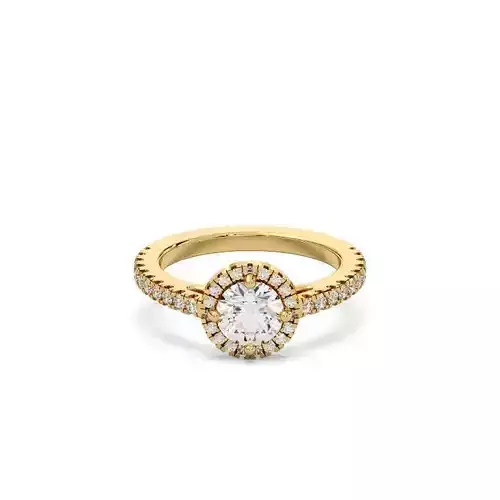 Round Cut Diamond Ring 