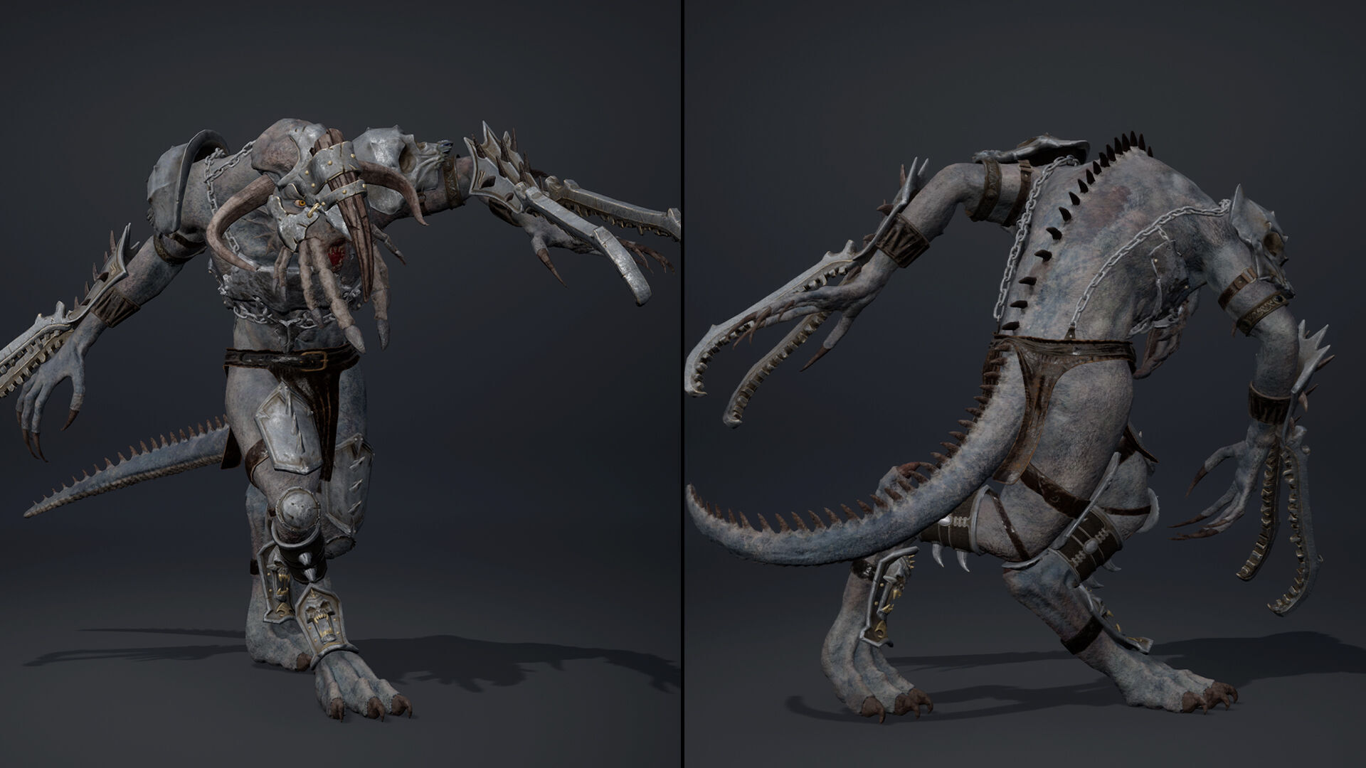 Obsidian Brutal Arm1 Brutal Low-poly 3D model_7