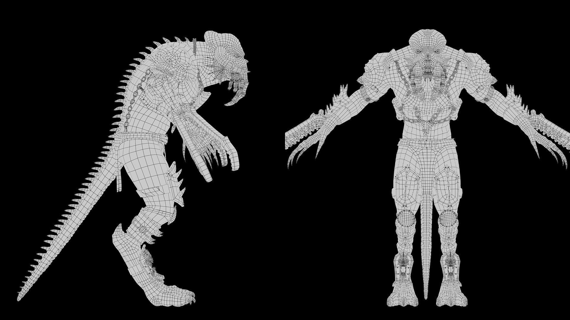 Obsidian Brutal Arm1 Brutal Low-poly 3D model_10