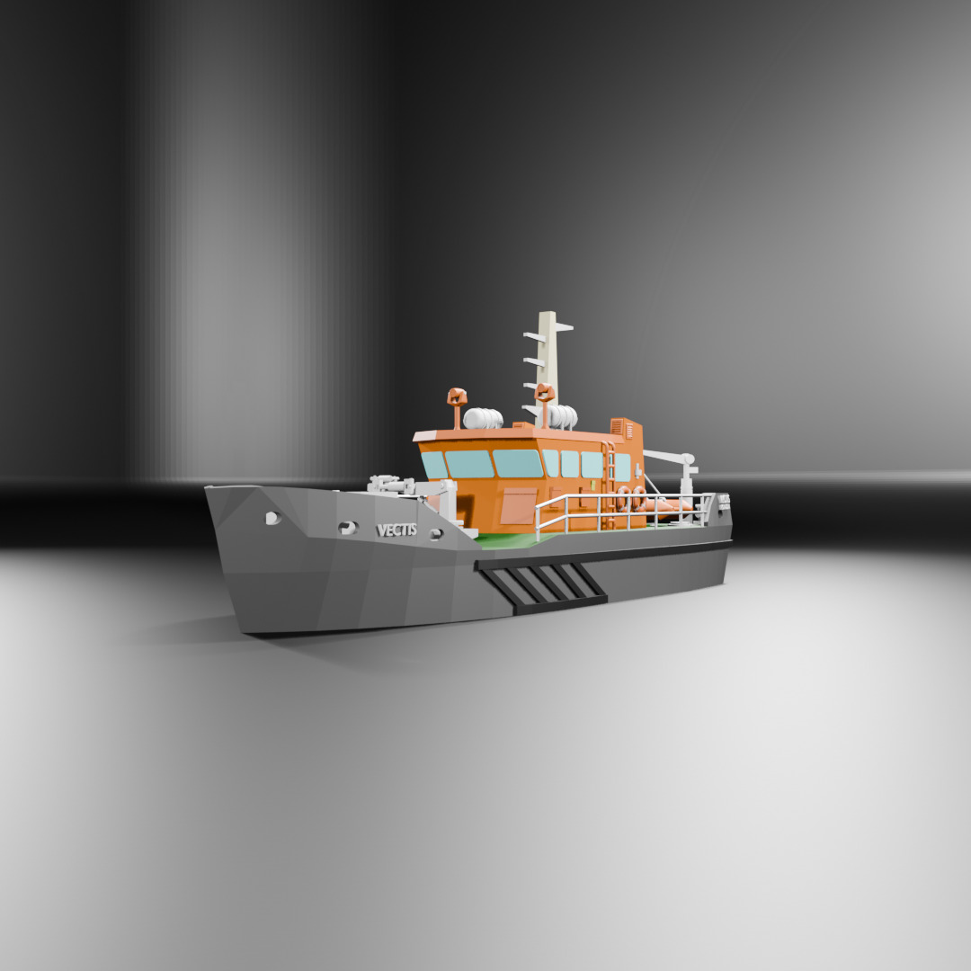 THV Vectis - 175 Scale 3D Printing Ship - FanArt 3D print model_2