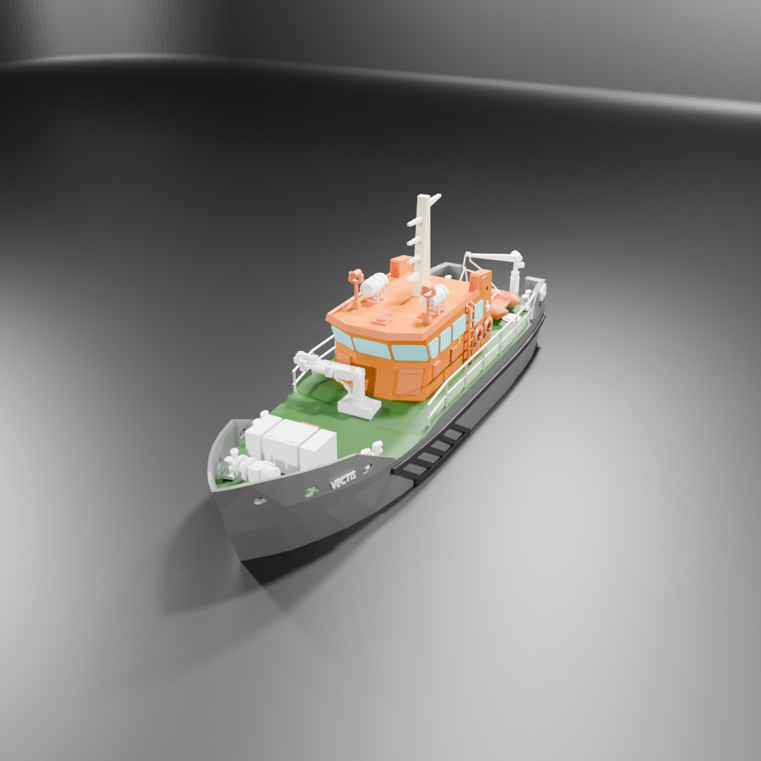 THV Vectis - 175 Scale 3D Printing Ship - FanArt 3D print model_6