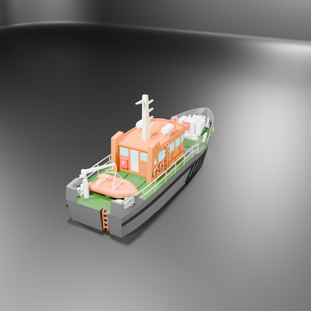 THV Vectis - 175 Scale 3D Printing Ship - FanArt 3D print model_5