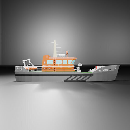 THV Vectis - 175 Scale 3D Printing Ship - FanArt 3D print model