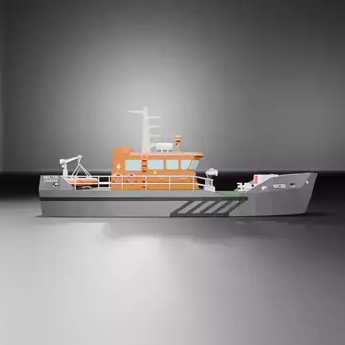 THV Vectis - 175 Scale 3D Printing Ship - FanArt