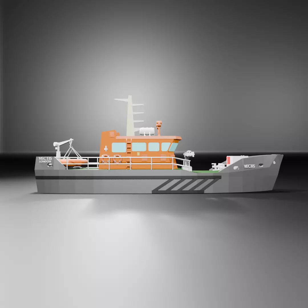 THV Vectis - 175 Scale 3D Printing Ship - FanArt 3D print model_0