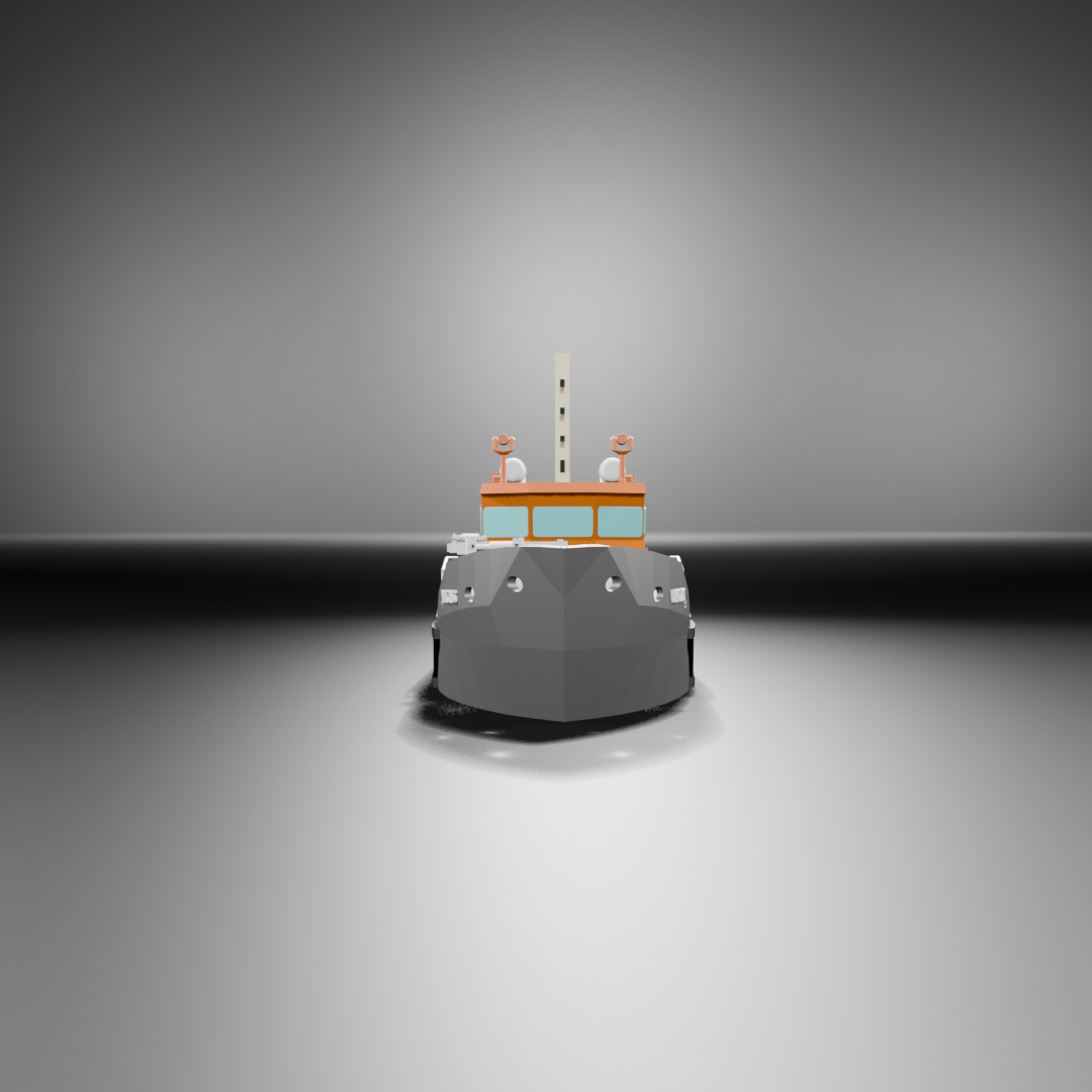 THV Vectis - 175 Scale 3D Printing Ship - FanArt 3D print model_1