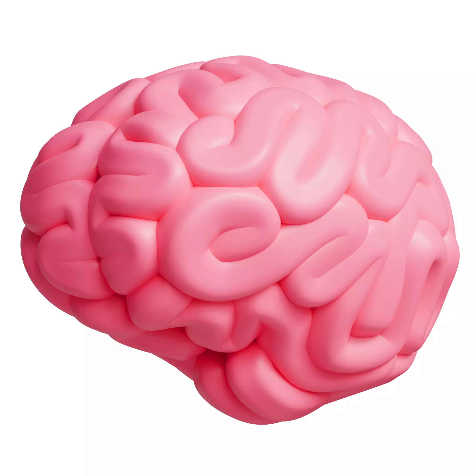 Brain Low-poly 3D model