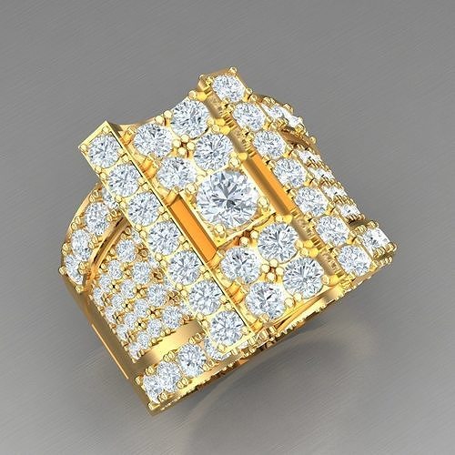 Elite Men Rings Collection 4MR028 3D print model