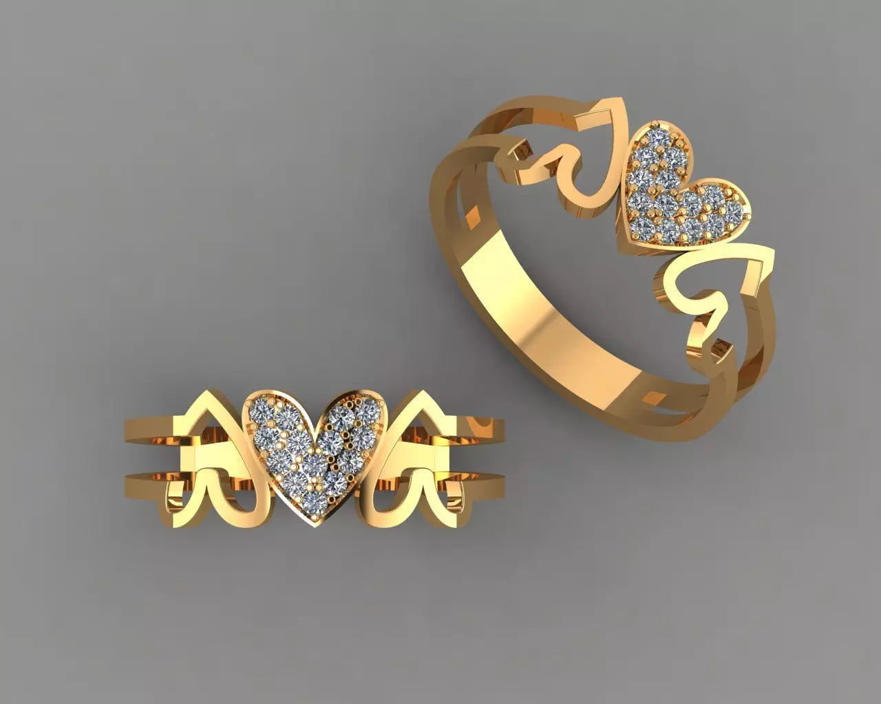 Stylish 3D Ring Model for Jewelry Making And printing Code R20 3D print model