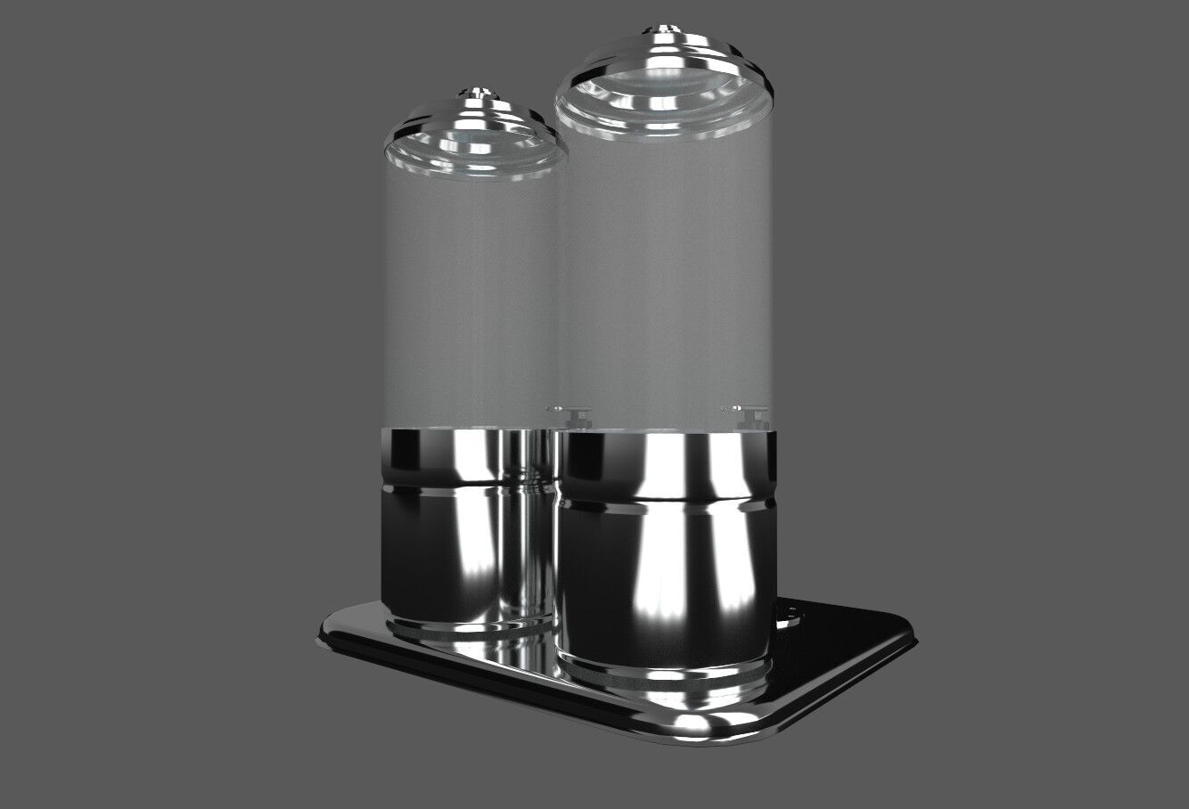 Juice Dispenser 3D model Low-poly 3D model_3