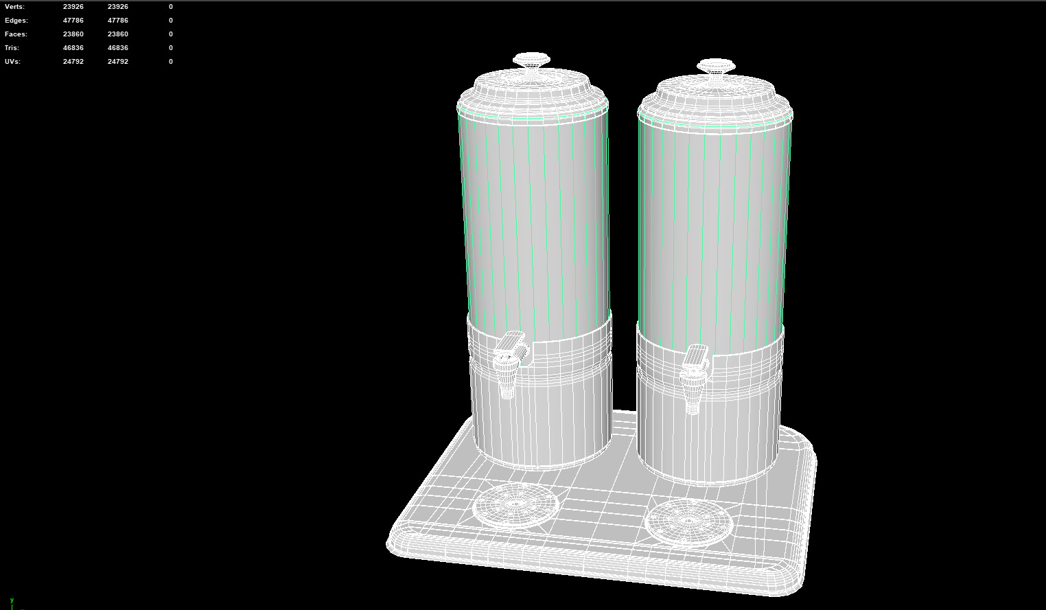 Juice Dispenser 3D model Low-poly 3D model_6