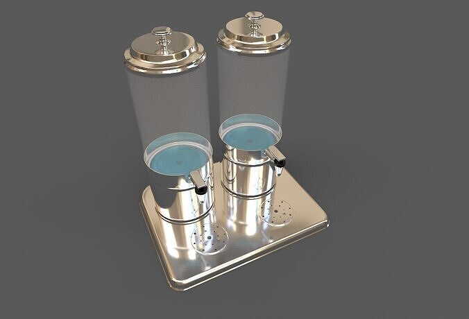 Juice Dispenser 3D model Low-poly 3D model
