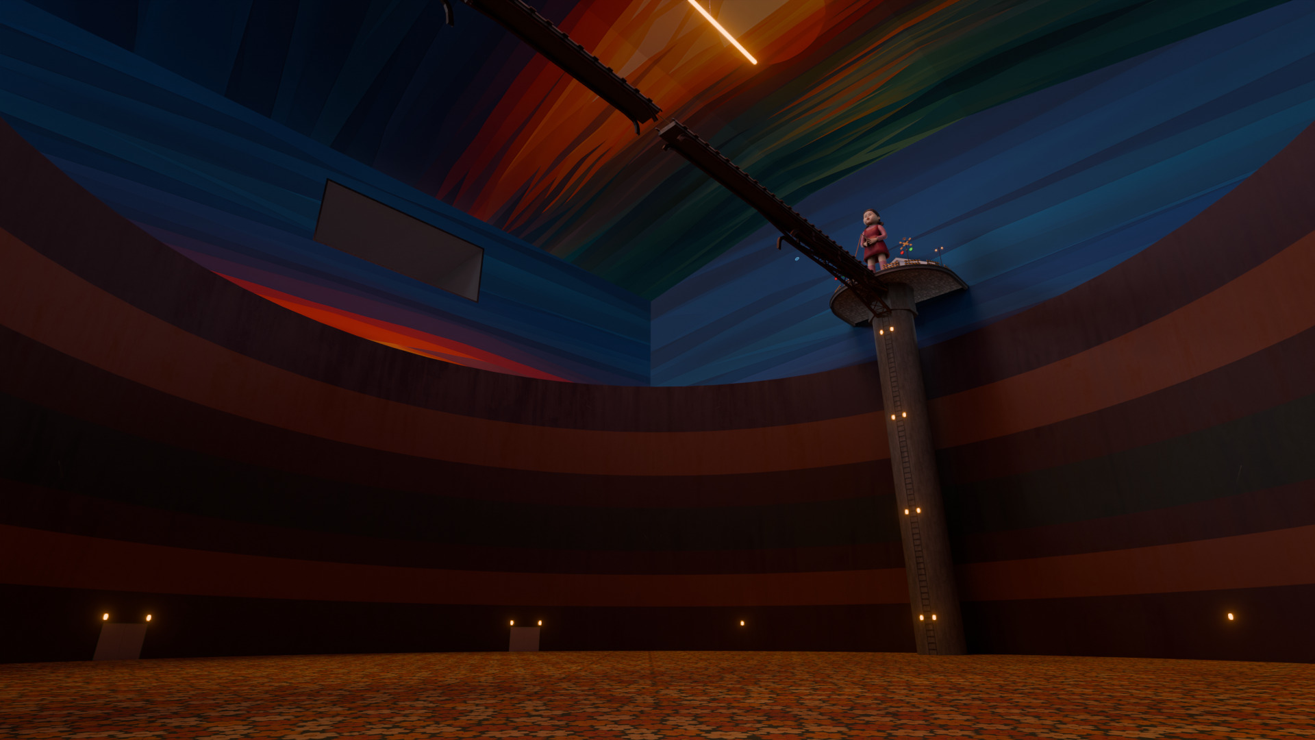 Squid Game Jump Rope Map 3D model_14