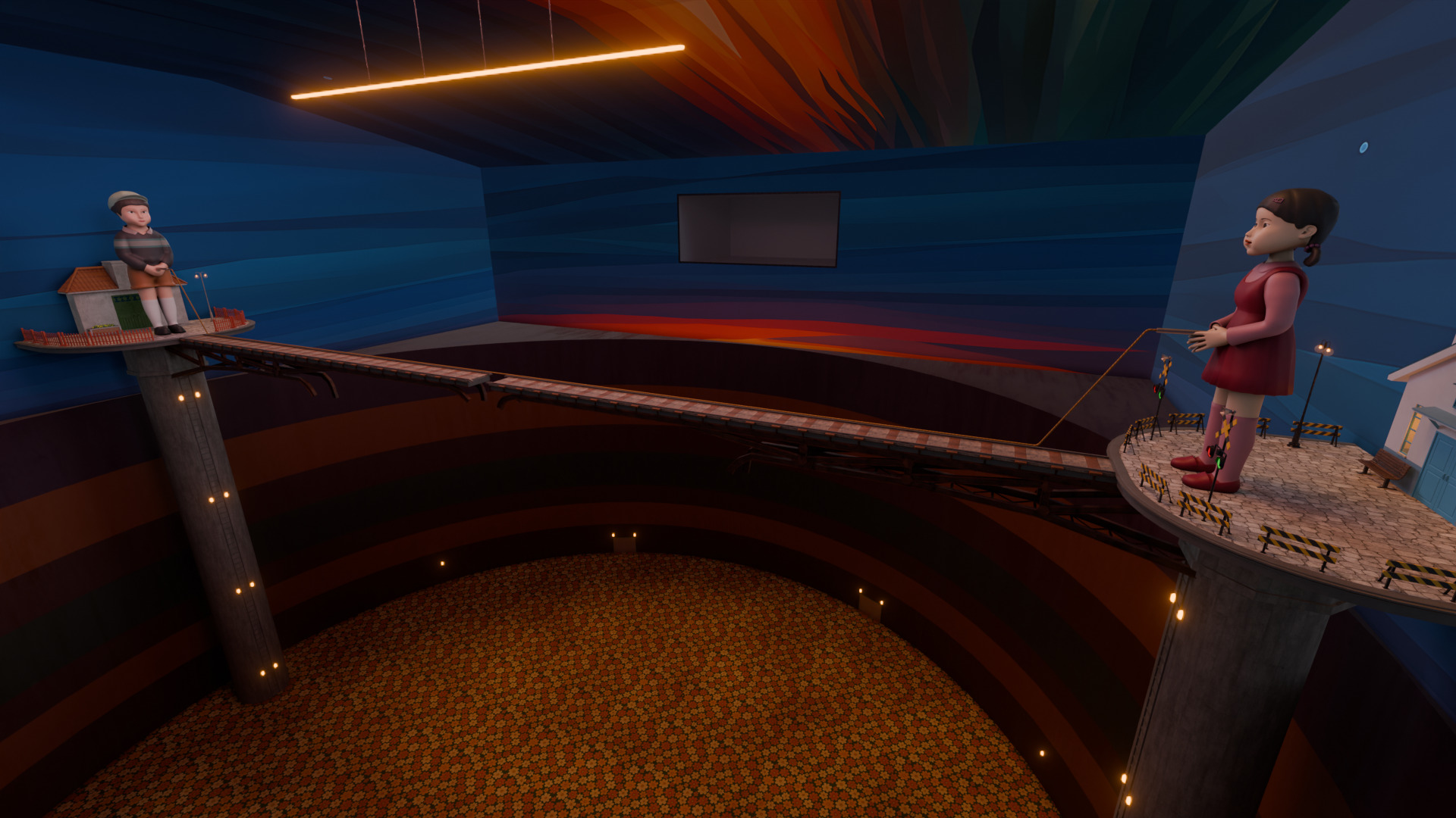 Squid Game Jump Rope Map 3D model_18