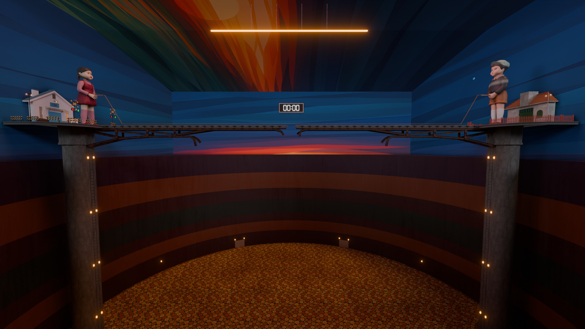 Squid Game Jump Rope Map 3D model_3