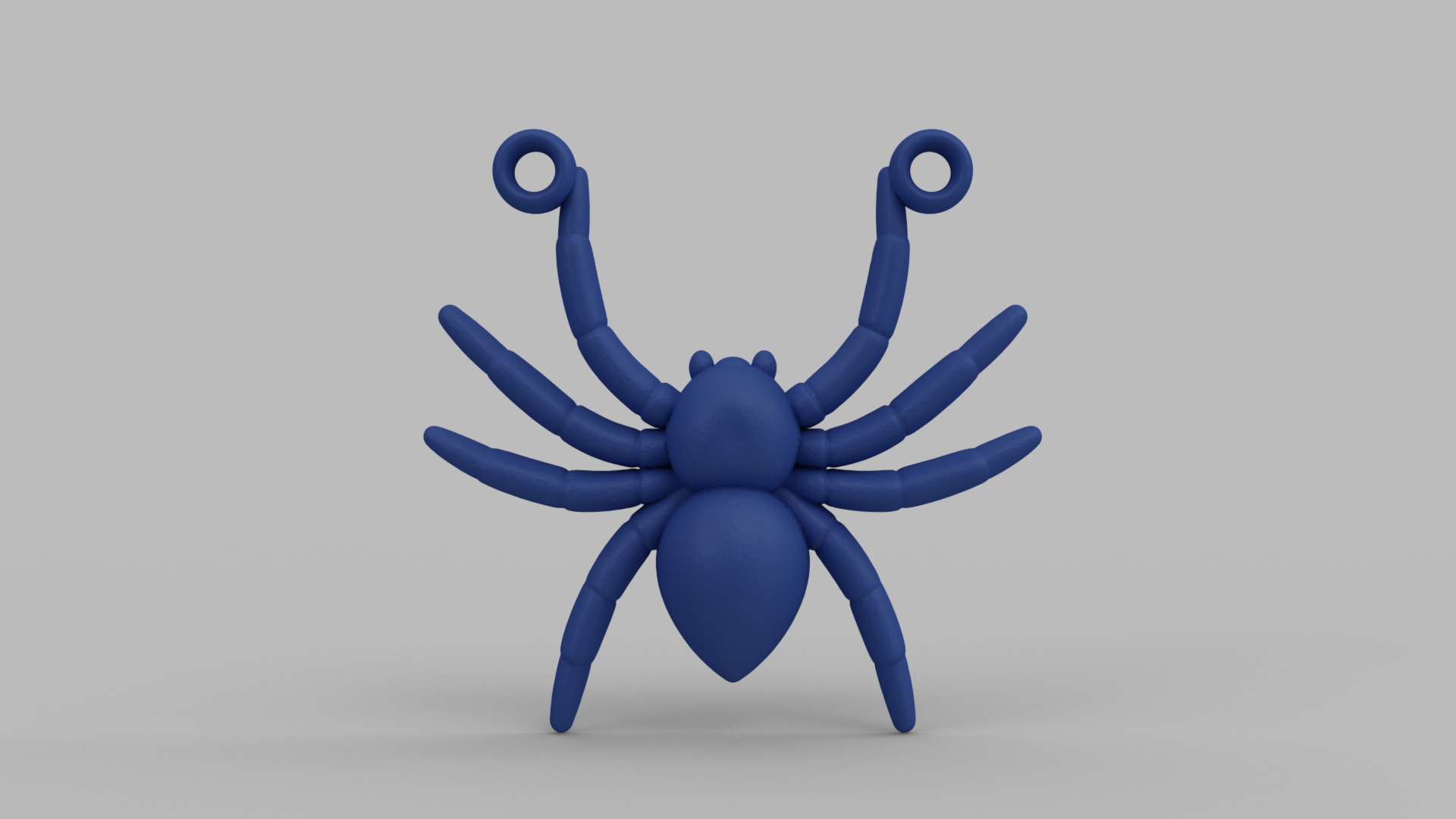 Spider Pendant 3D print model_4