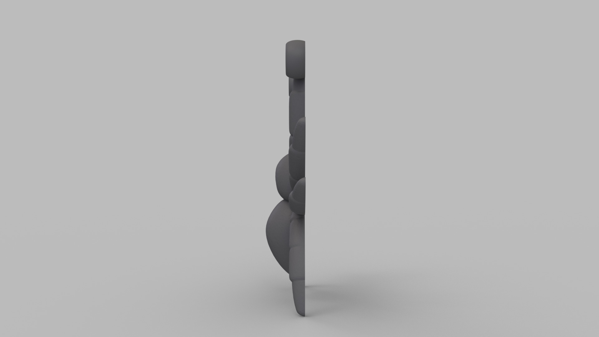 Spider Pendant 3D print model_3