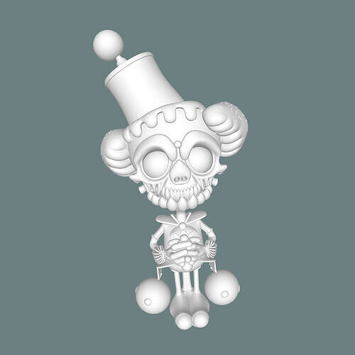 clown 3D print model