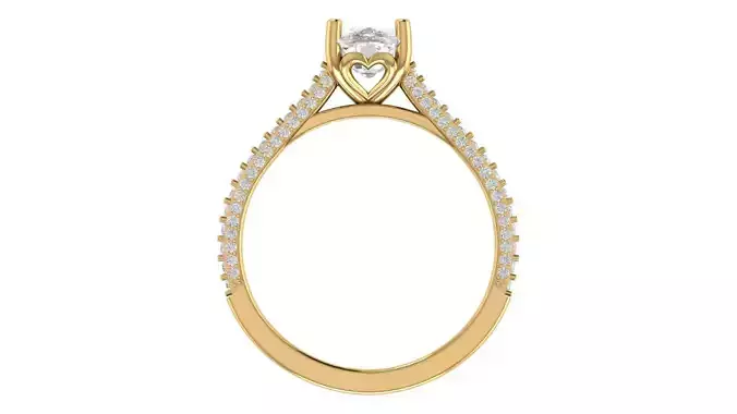 Cushion Diamond Engagement Ring