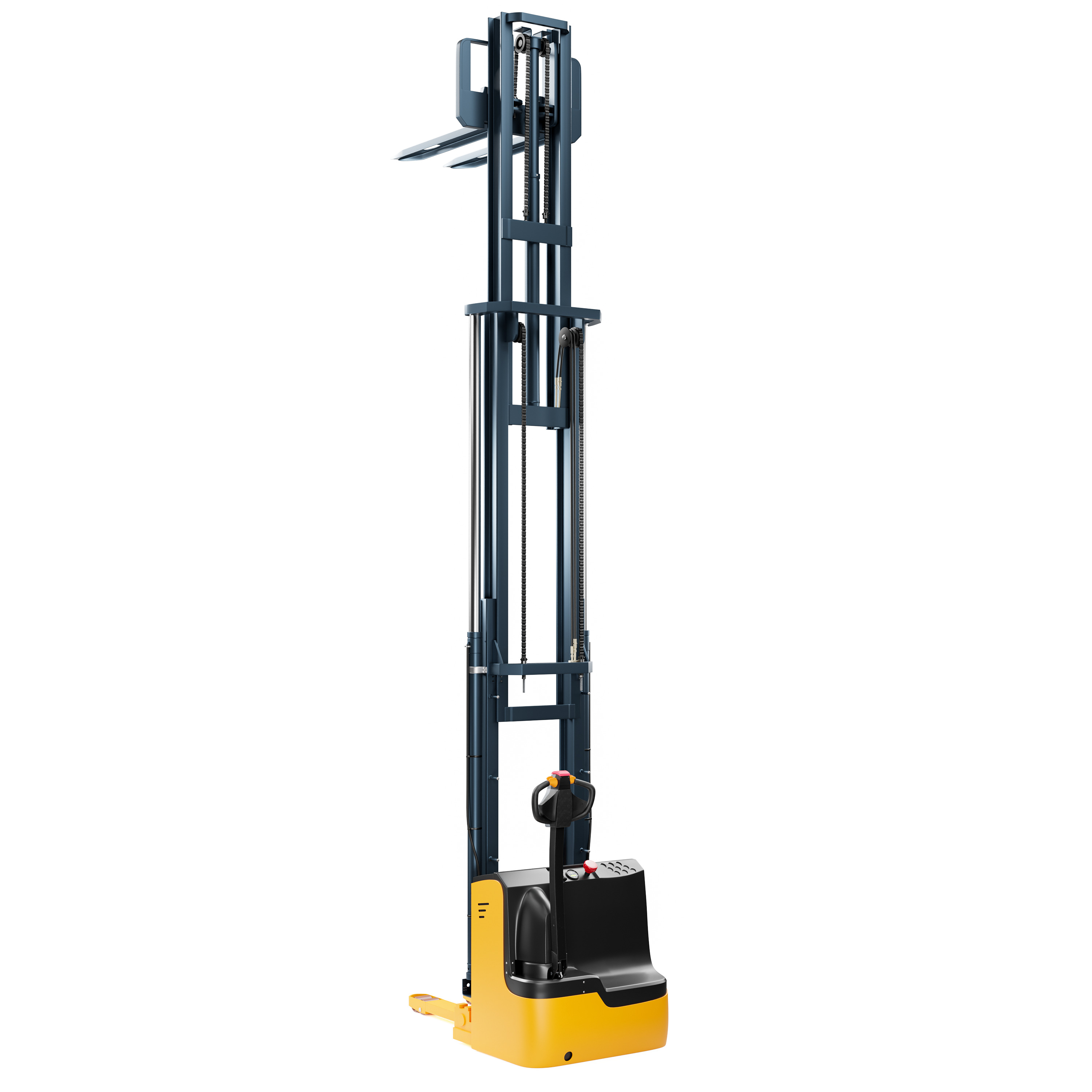Forklift Machine 3D model_6