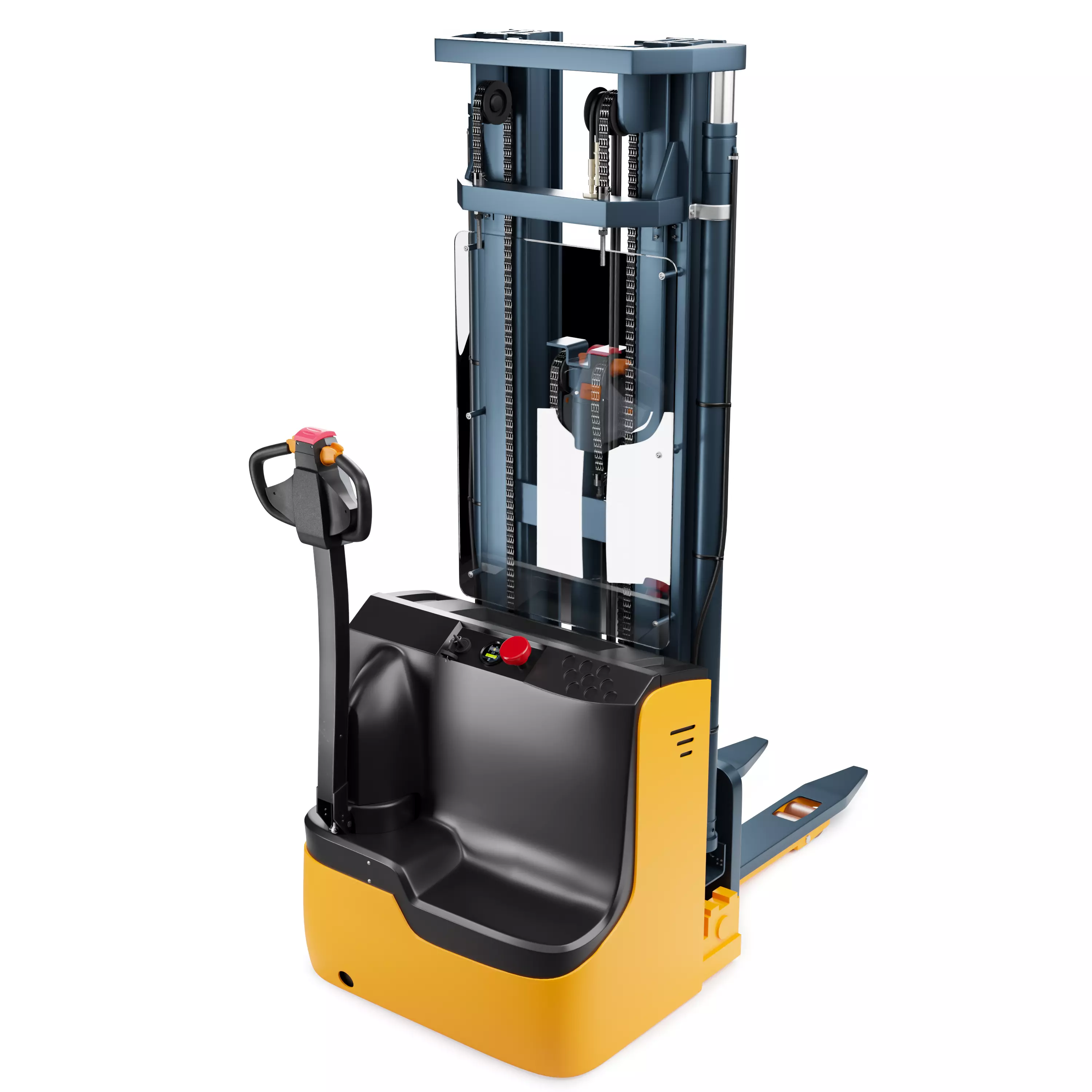 Forklift Machine 3D model_0