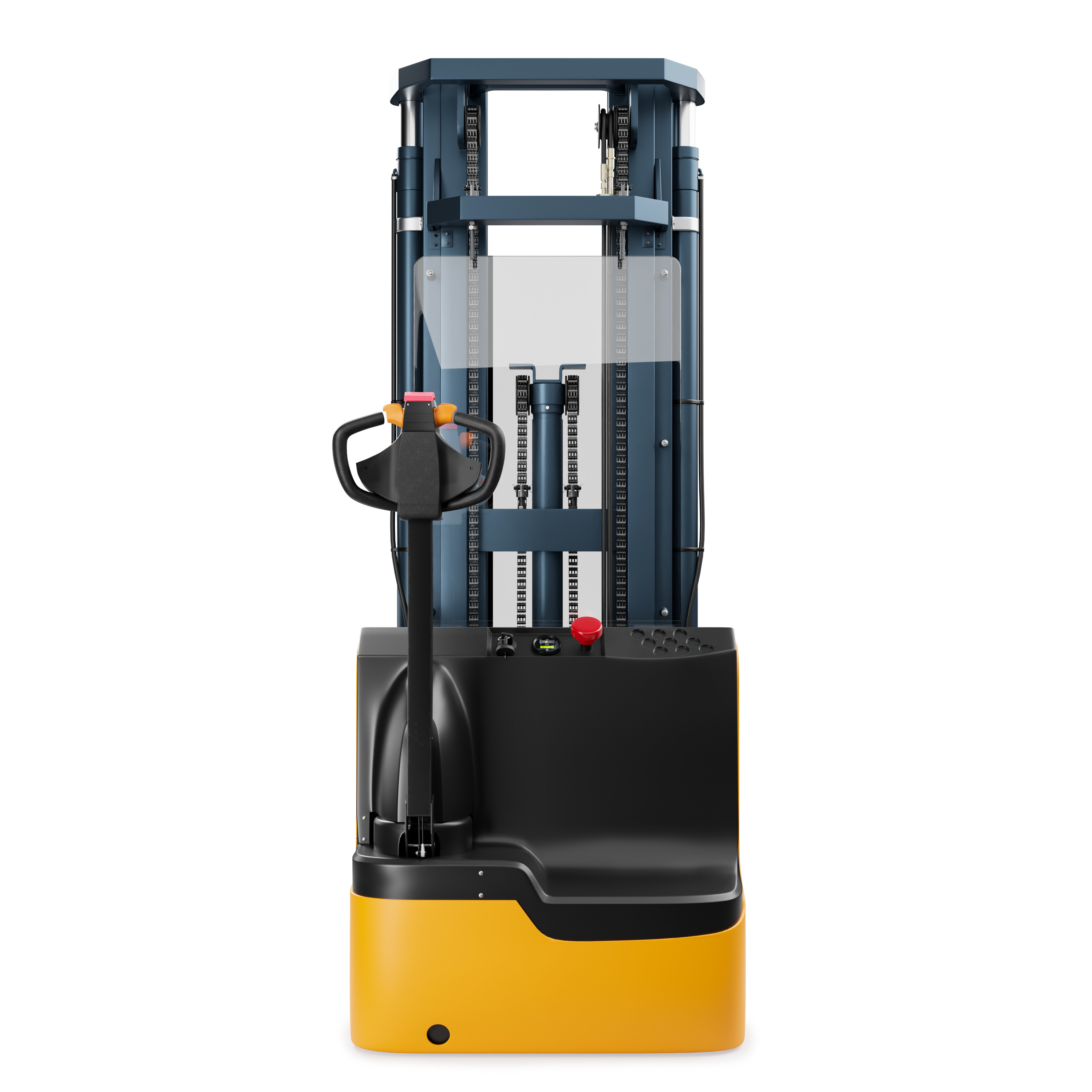 Forklift Machine 3D model_5
