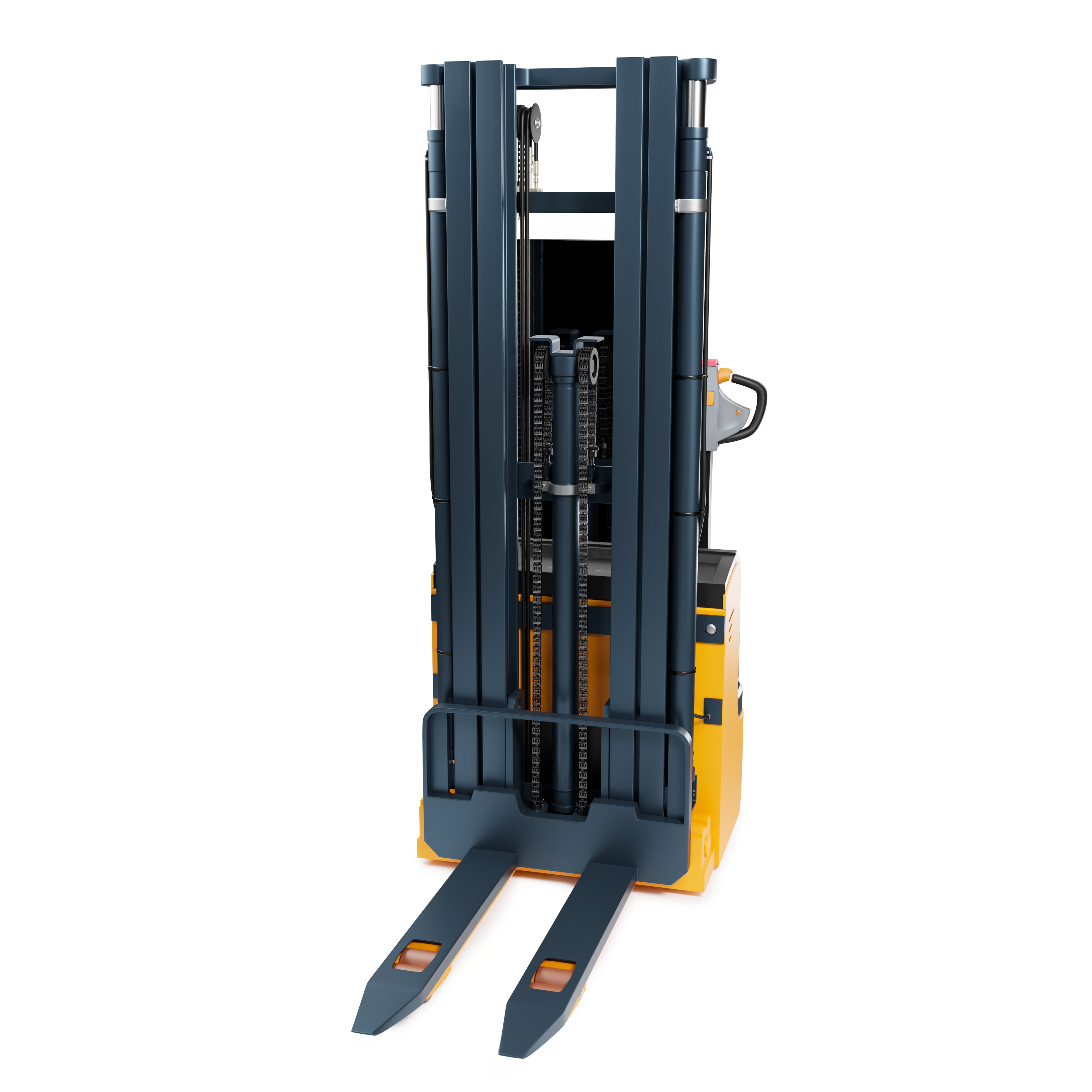 Forklift Machine 3D model_1