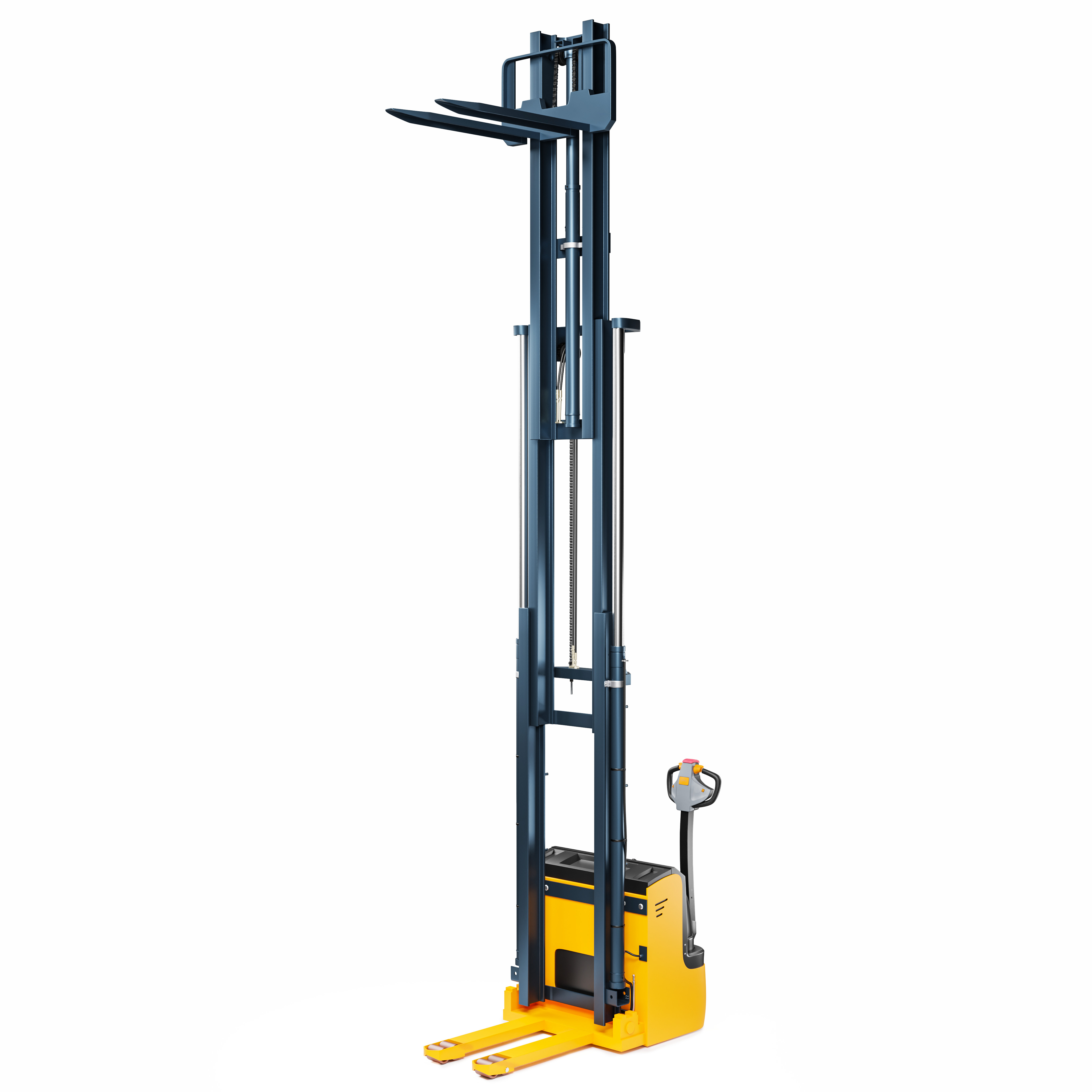 Forklift Machine 3D model_7