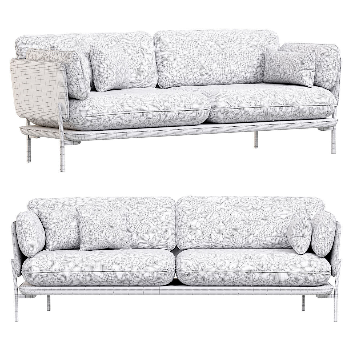 Adam Sofa by Artfabric 3D model_4