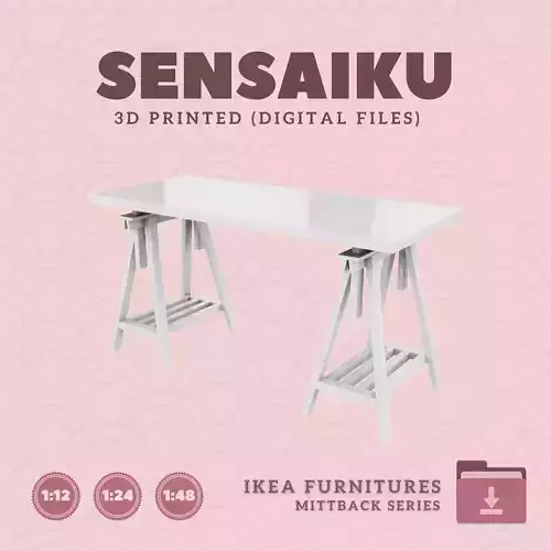 1 MITTBACK  LAGKAPTEN Desk Mode 1 Dollhouse - IKEA - 3D Print