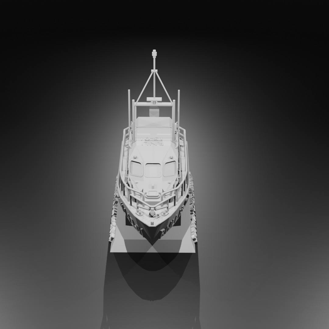 Shannon Class Lifeboat RNLI 13-01 1 72 Scale  3D Printing Ship 3D print model_13