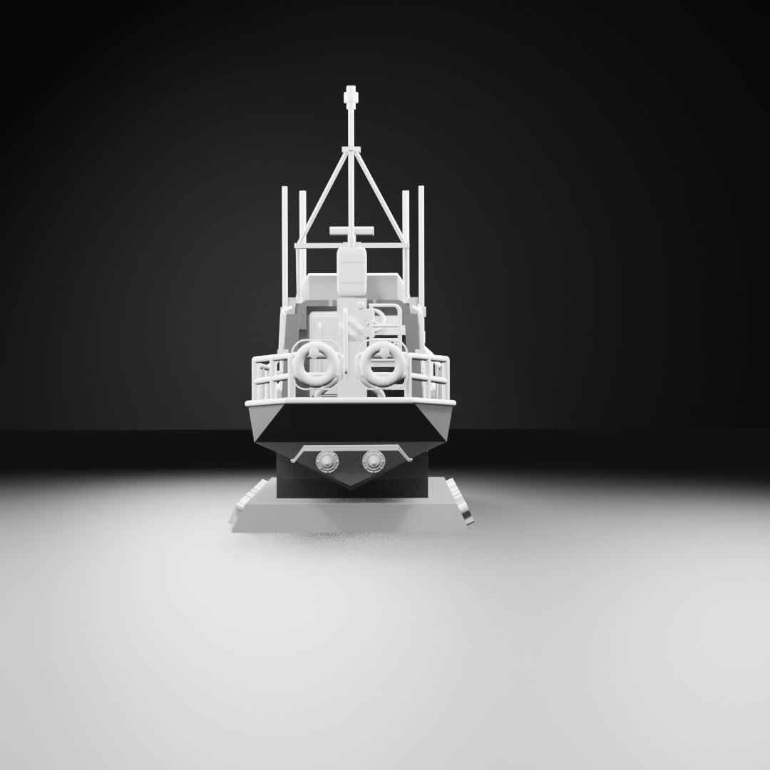 Shannon Class Lifeboat RNLI 13-01 1 72 Scale  3D Printing Ship 3D print model_8