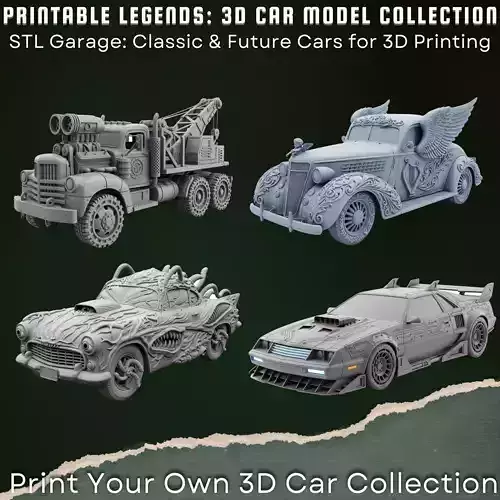 WASTELAND MACHINES GOTHIC NIGHTMARE CLASSICS 3D print model