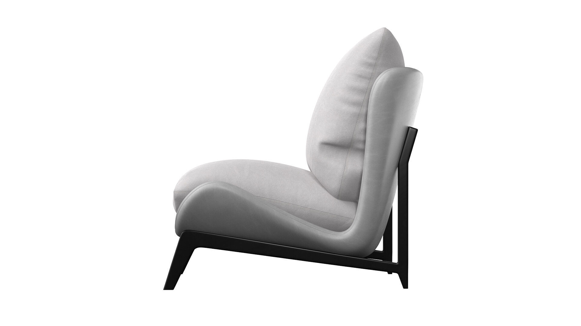 Scandinavian Armchair 3D model_8