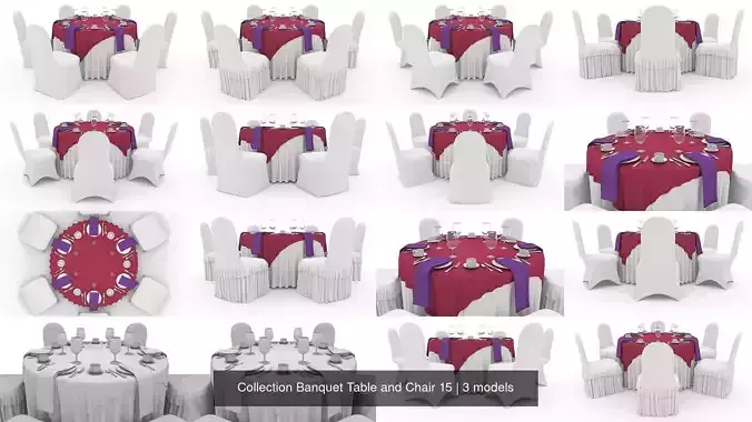 Collection Banquet Table and Chair 15