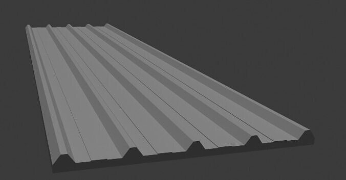 Sandwich panel Low-poly 3D model