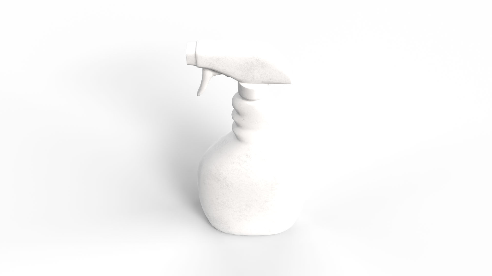 Cleaner Spray Bottle Low-poly 3D model_2