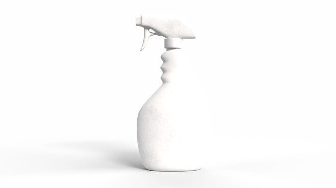 Cleaner Spray Bottle Low-poly 3D model