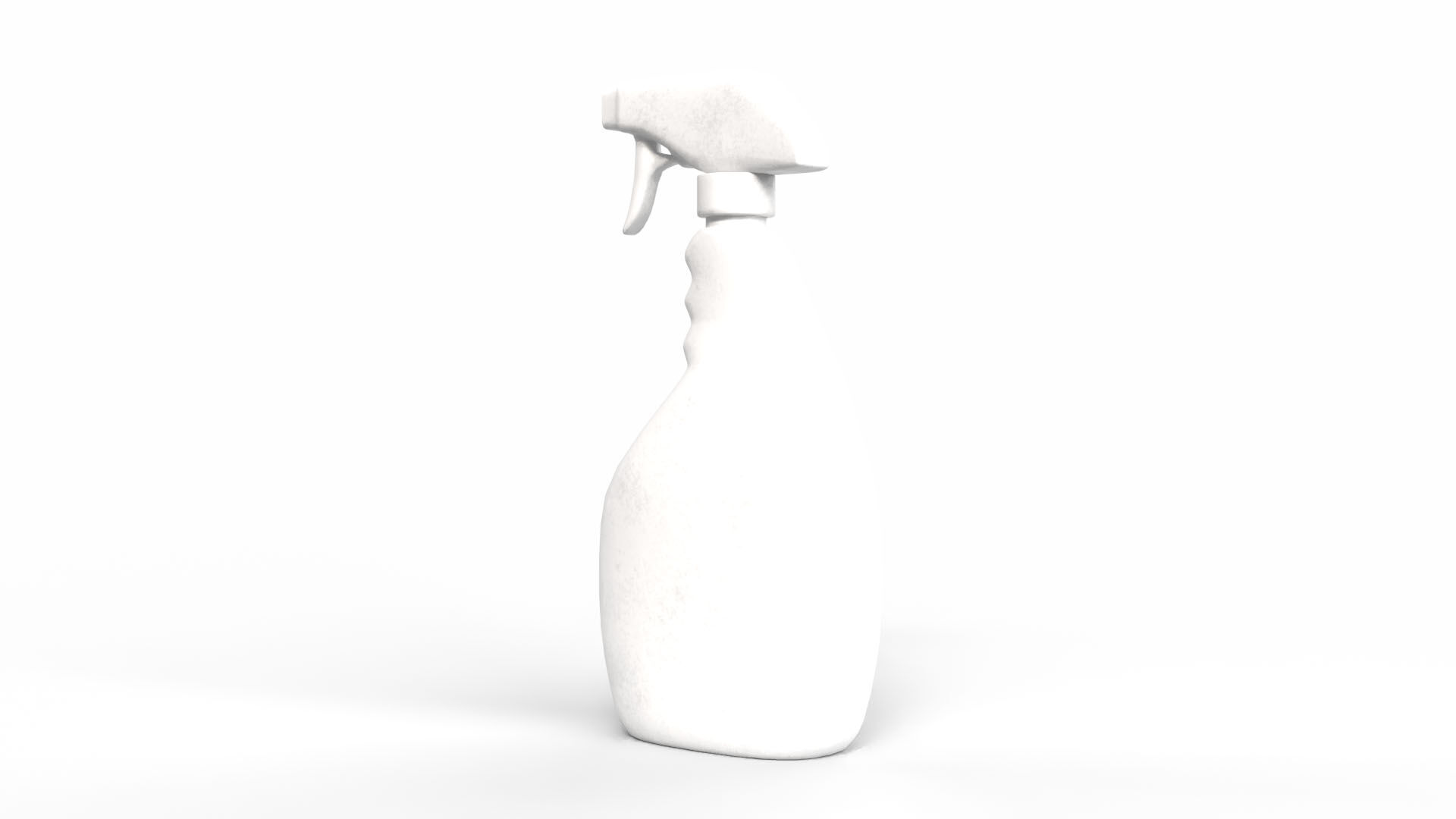Cleaner Spray Bottle Low-poly 3D model_1