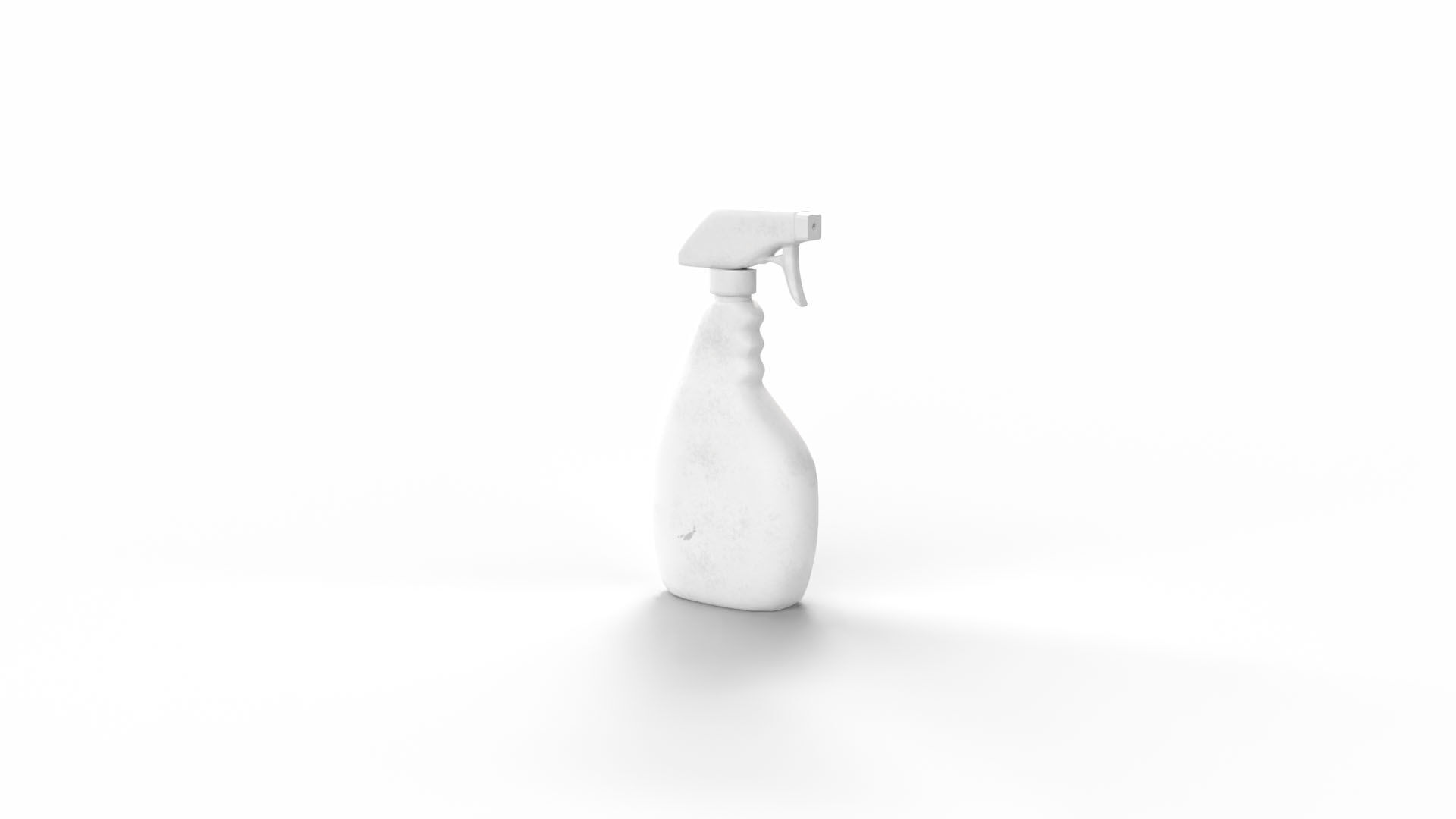 Cleaner Spray Bottle Low-poly 3D model_8