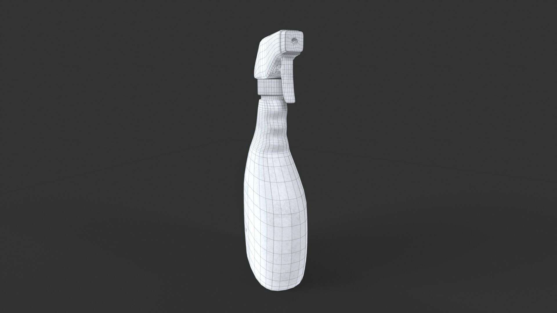 Cleaner Spray Bottle Low-poly 3D model_10