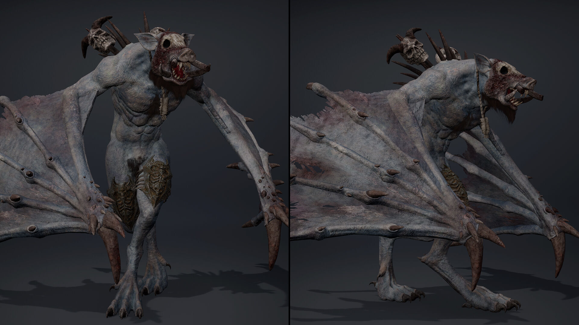 Thunderfang 4 Brutal Low-poly 3D model_9