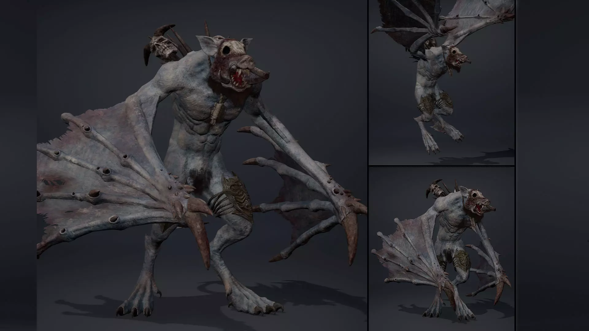 Thunderfang 4 Brutal Low-poly 3D model_0