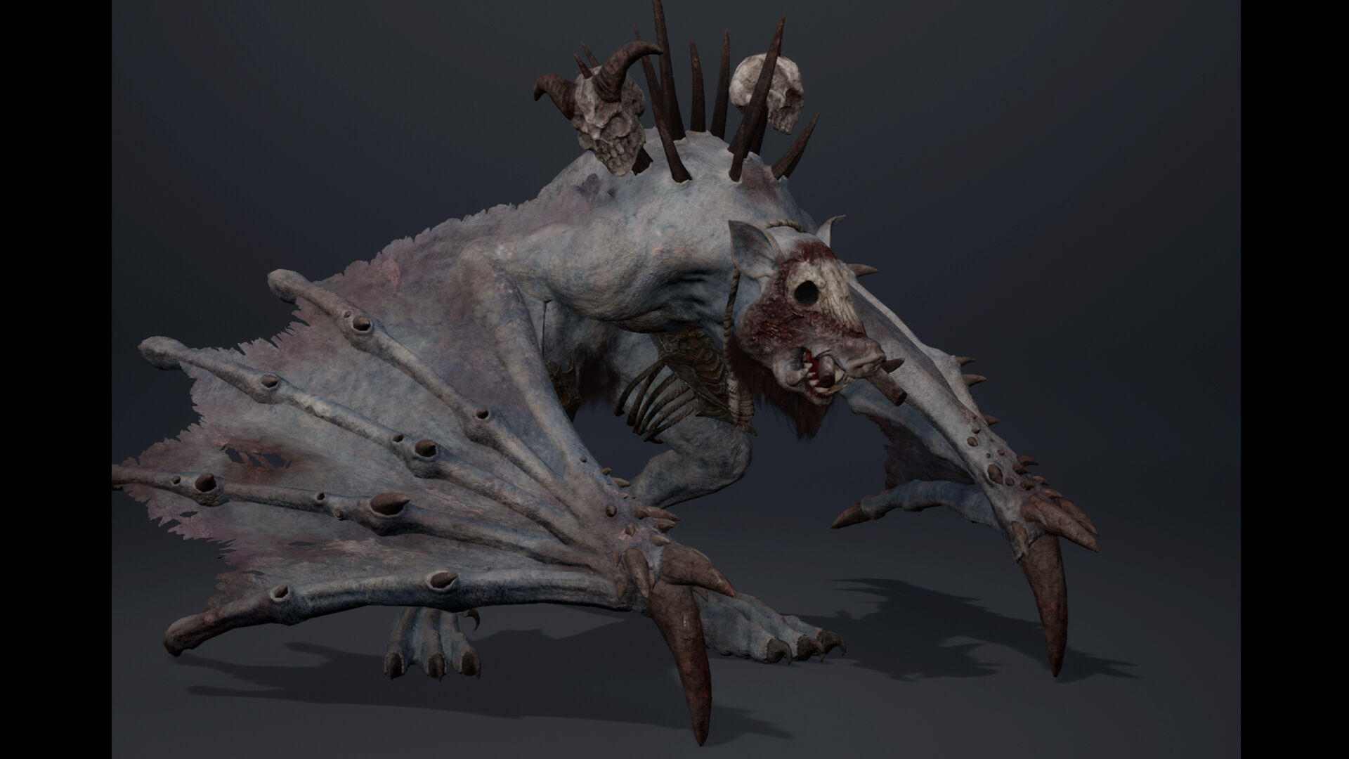 Thunderfang 4 Brutal Low-poly 3D model_7