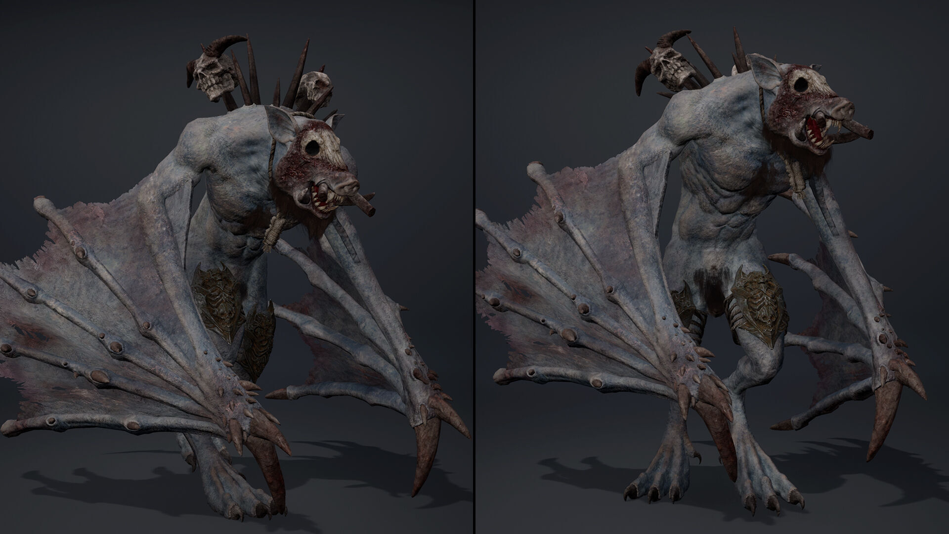 Thunderfang 4 Brutal Low-poly 3D model_10