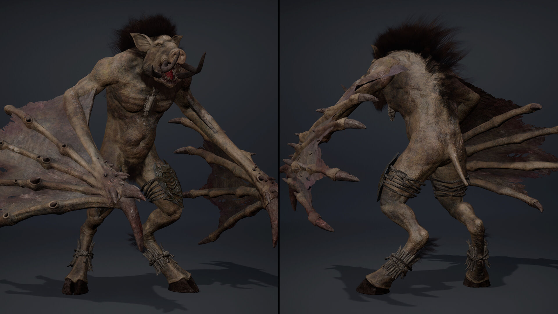 Thunderfang 3 Brutal Low-poly 3D model_5