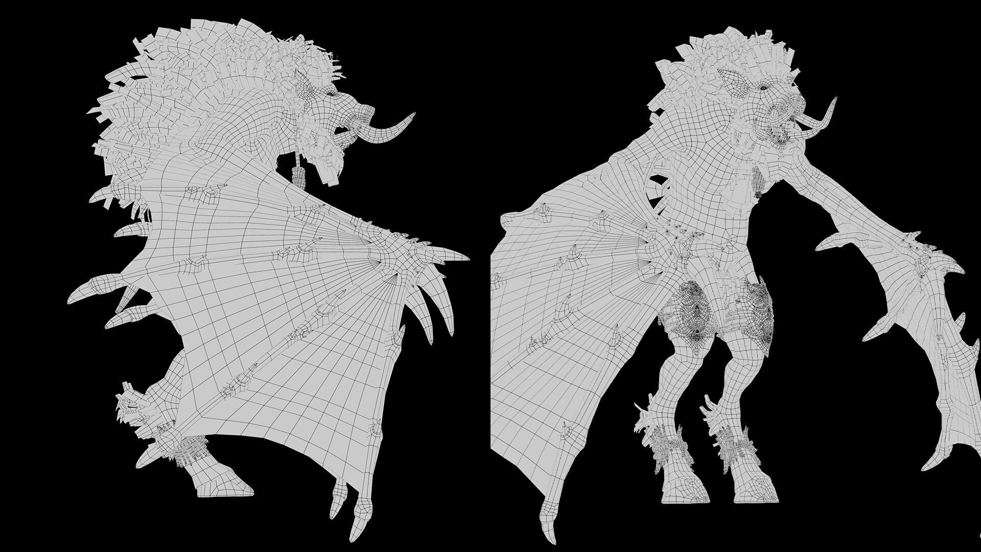Thunderfang 3 Brutal Low-poly 3D model_14