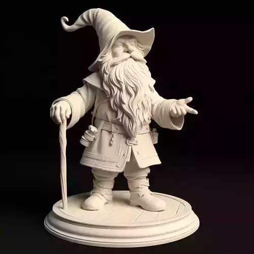 686 Fairy Tale   Gnome   Full Body   Figurine on Base